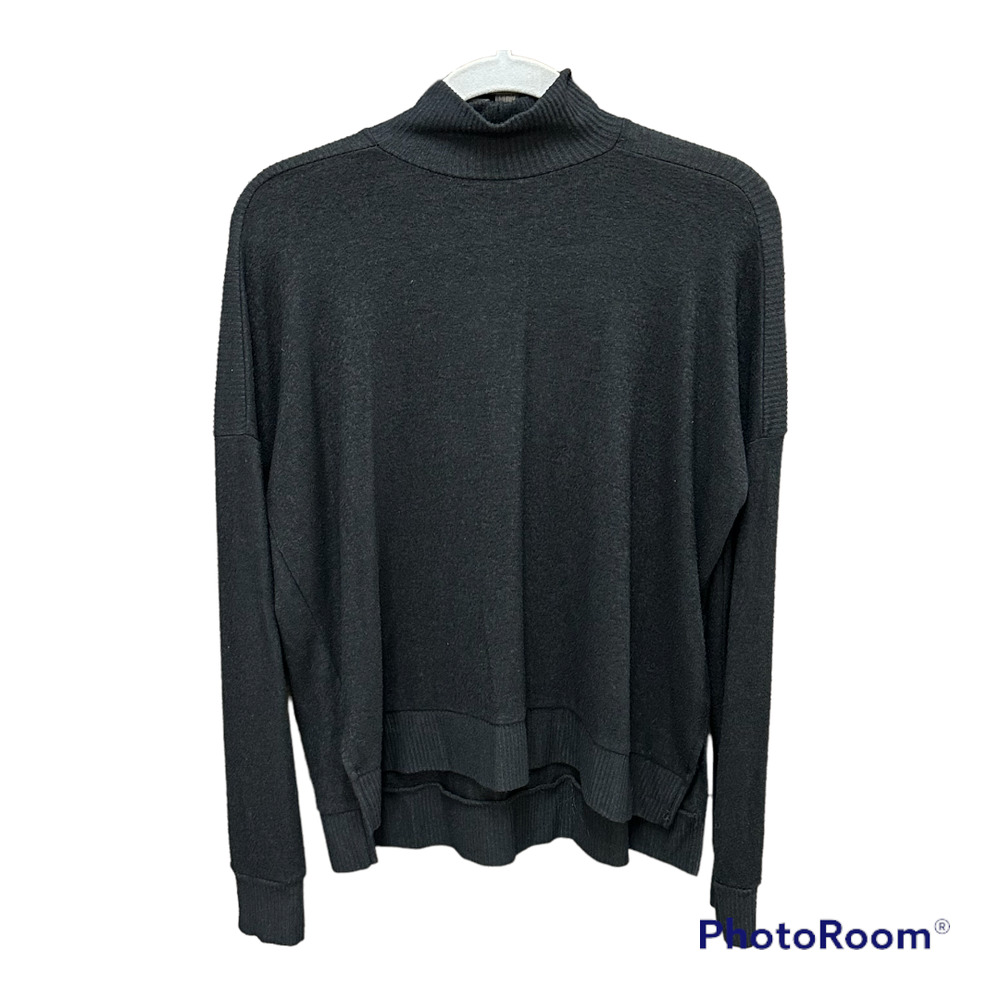 Lucky Brand Women's Black Turtleneck Long Sleeve Sweater Small